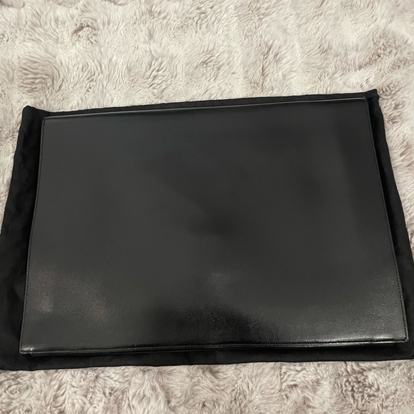 Saint Laurent Men's Leather Document Holder Briefcase - Picture 2 of 10